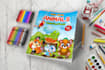 create kids coloring book cover and interior design for kdp