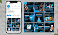 design amazing social media posts graphics for facebook, instagram ads
