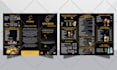 design a restaurant menu, food menu and custom menu