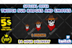 design twitch sub badges, twitch emotes, twitch badges
