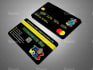 do credit card style business card design