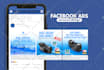 design carousel for facebook, instagram ads, store page