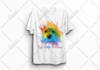 do a custom graphic watercolor t shirt , streetwear design