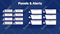 do cool animated twitch overlay package for twitch stream, twitch logo design