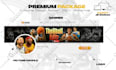 make youtube banner and logo, sports ,ufc,soccer,nfl,fitness,football,basketball