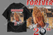 design a crazy 90s vintage bootleg rap tee shirt old school
