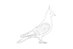 draw your pet animal in line art, one line art, line art icon illustration logo