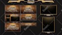 custom design twitch overlay, kick overlay, scene animation