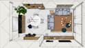 design interiors with 2d and 3d models