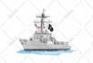 creat vector ilustration of boat, yacht, or any vehicle