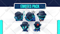 draw cute twitch emotes, animated emotes, vtuber or sub badges