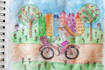 draw any city or landscape with watercolor