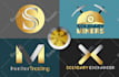 create a modern signature logo