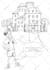 draw a line art illustration