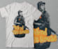 do trendy typography afro t shirt design