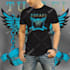 do trendy typography afro t shirt design