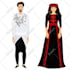 illustrate flat vector fashion or cartoon characters