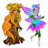 create 2d character game sprite sheet or pixel art
