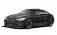 make high quality vector car illustration