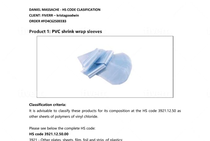 Give You The Precise Chinese Tariff Hs Code For Your Goods By Dmassache