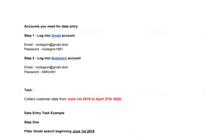Complete Any Type Of Data Entry Work By Umernawaz