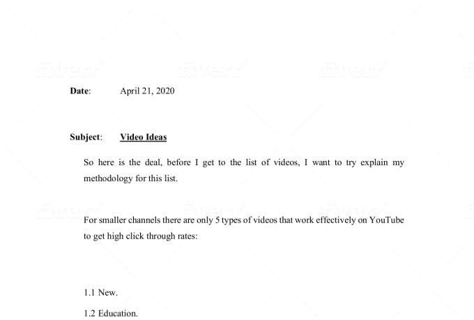 Give You Proven Video Ideas For Youtube Videos By Tomernash