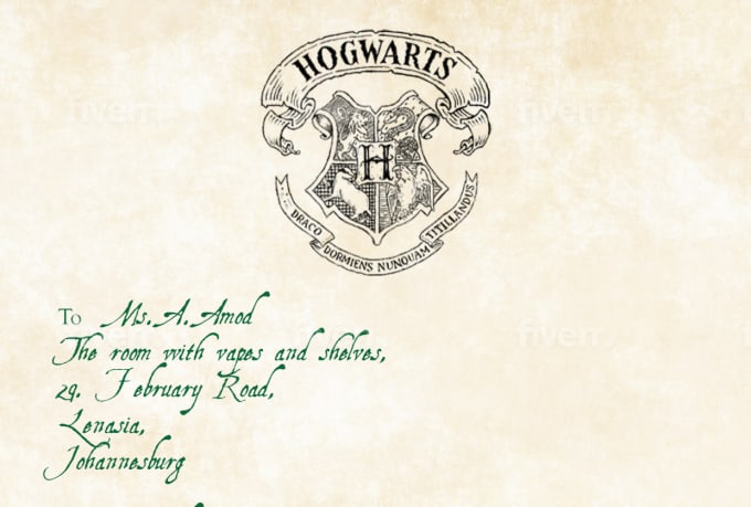 Harry Potter Hogwarts Acceptance Letter · How To Make A Digital Artwork ·  Computer Art on Cut Out + Keep