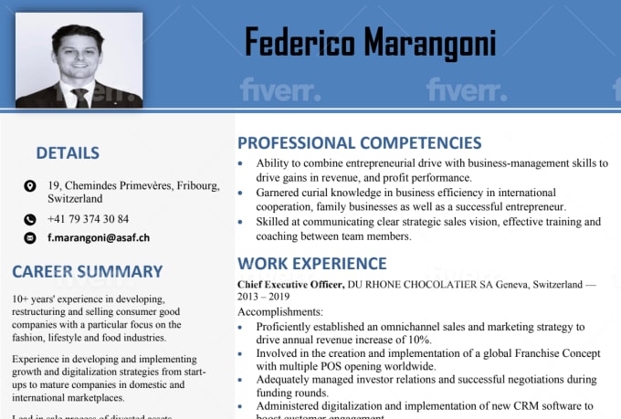 Write Rewrite Ats Ceo Cfo Executive Resume Cv Linkedin Profile