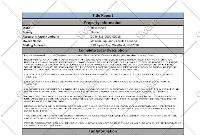 Provide Real Estate Property Title Search By Jeny Barira14