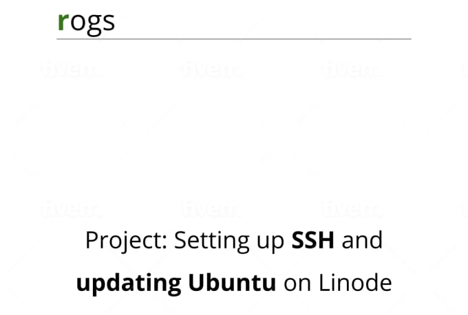 set up your linode server