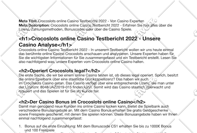write a german article, blog, product description