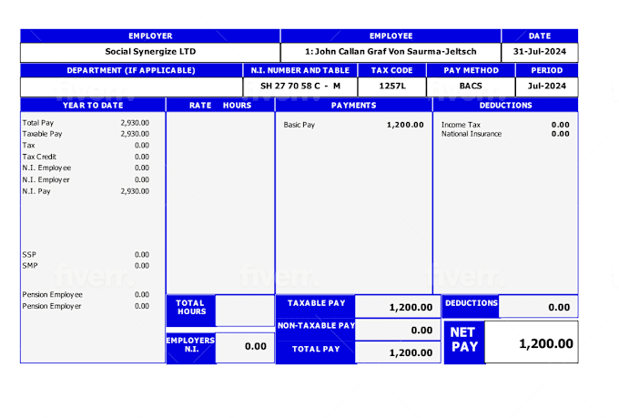 do accounting and bookkeeping for UK company