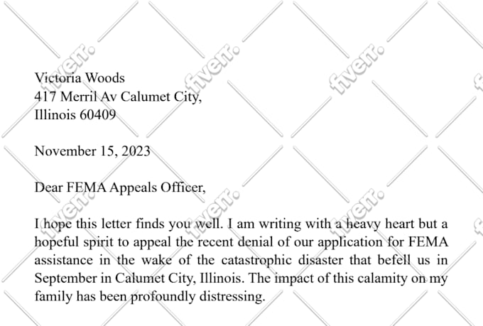 Create winning appeal letters for anything by Letter eng Fiverr