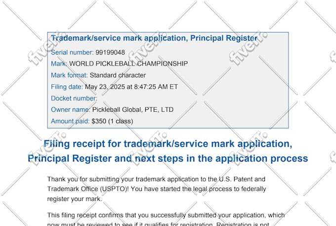 E & E Sport Trademark of E & E International, Inc. Serial Number 73486293