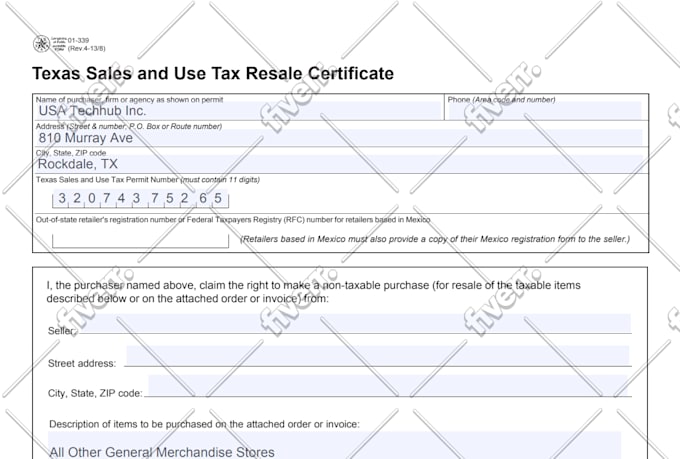 Get you resale certificate, tax exemption for amazon in usa by 