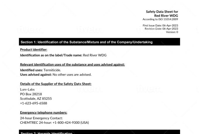 convert msds to safety data sheet or sds