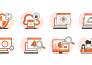 design unique custom icon set for your website