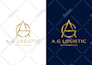 create modern minimalist and luxury monogram logo