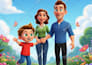 design bible themed illustration 3d christian children storybook illustration