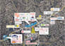 create real estate aerial maps with specific logo labels