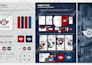create business logo design, branding kit and brand identity