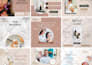 design unique 30 instagram posts story canva templates editable
