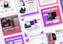 design your instagram post template and carousels