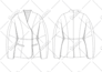 make a fashion technical flat drawing within 6 hours