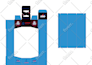 create dieline or die cut line for box packaging design