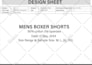 create boxer and bermuda shorts tech pack