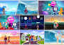 illustrate colorful storyboard for your animation projects
