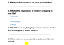 write any quiz, trivia questions, mcqs, on your topic and format
