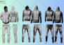 design jeans, stacked denim, distressed pants tech pack