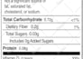 design fda or cfia approved nutrition facts label